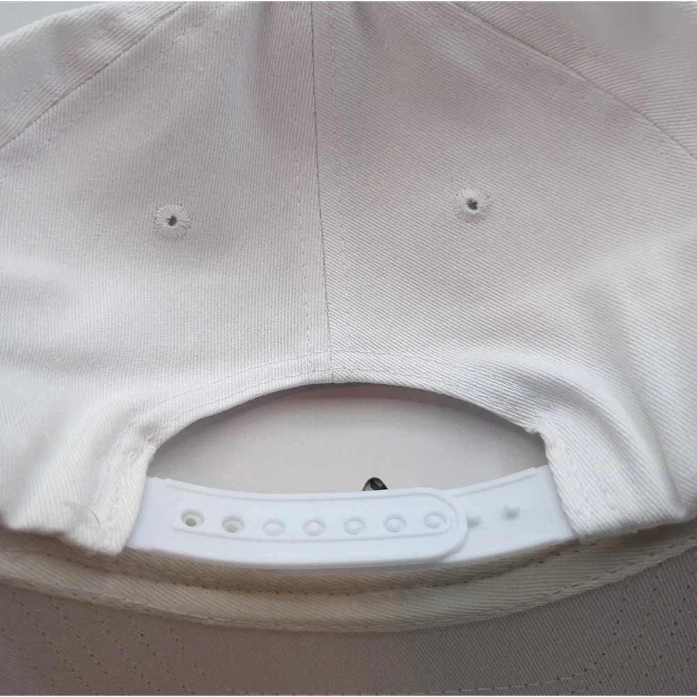 Blackjack Never Fold Grim Reaper Boxing Snapback Hat White Embroidered Cap